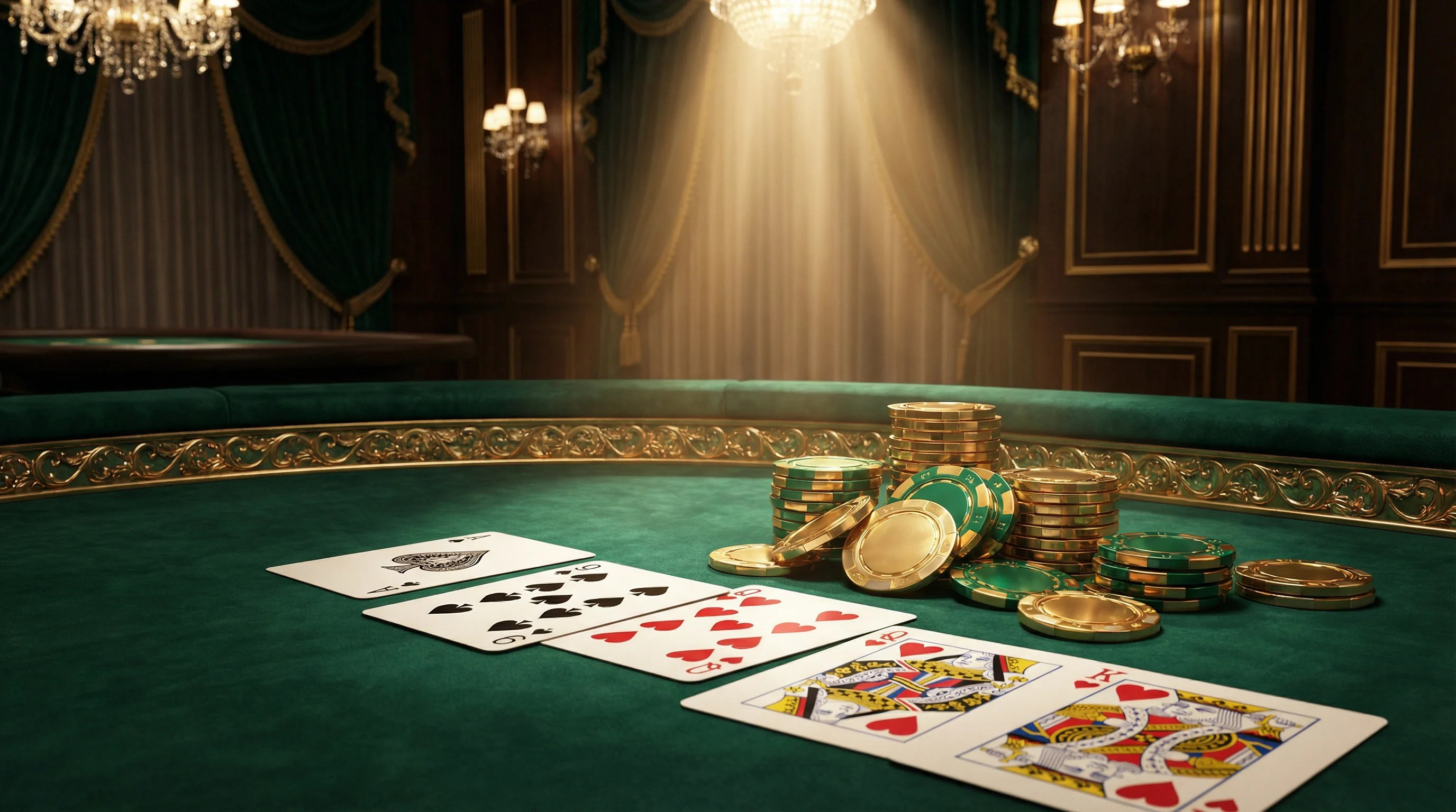 Mesa de bacará luxuosa no segurobet